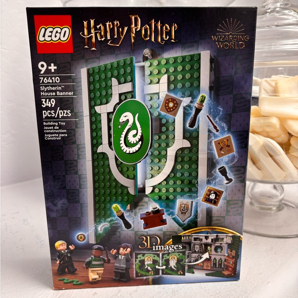 Lego #76410 Slytherin House Banner Harry Potter Retired Brand New Factory Sealed